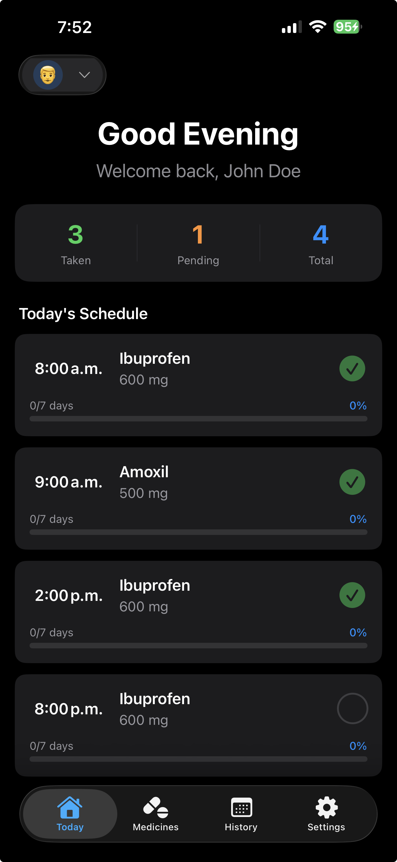 Doseify medication reminder app