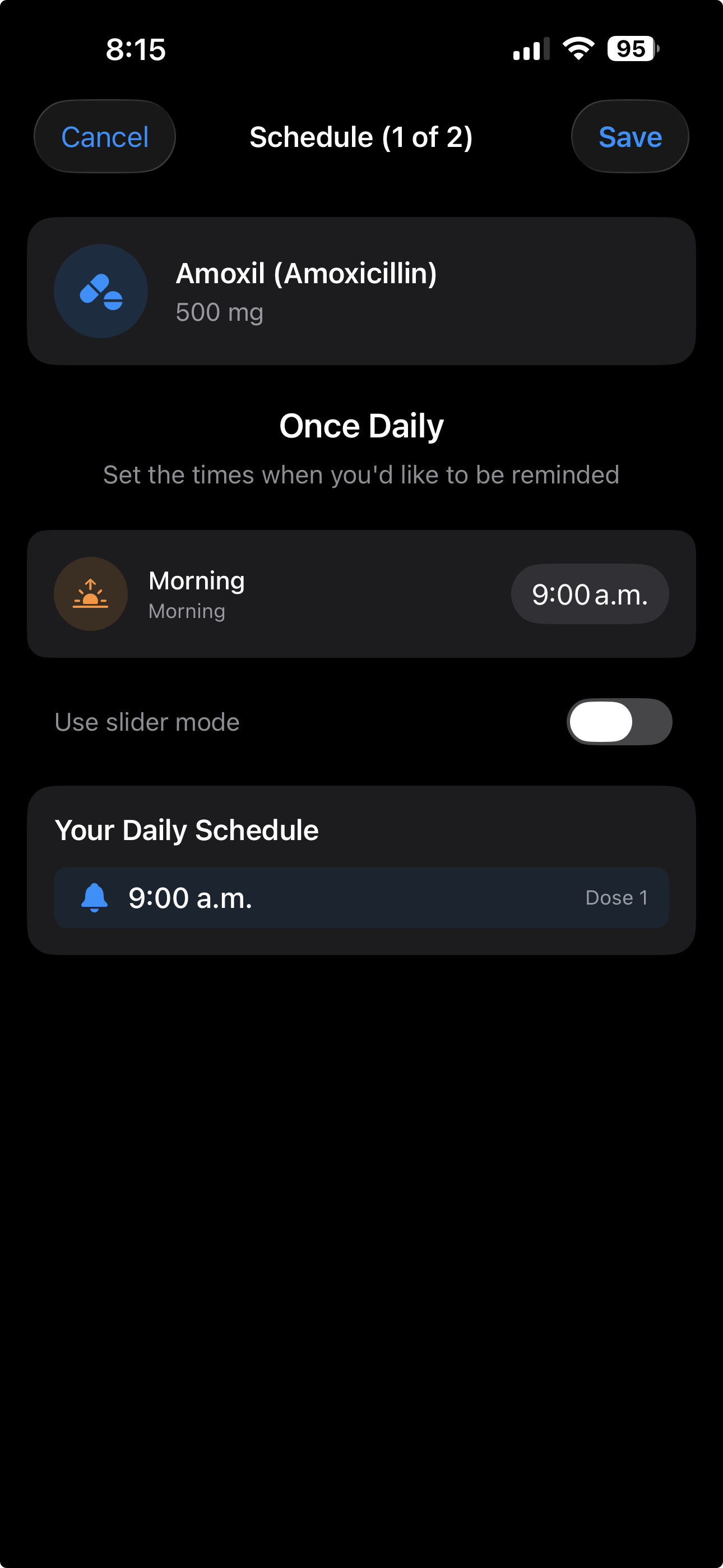 Smart medication reminders and scheduling